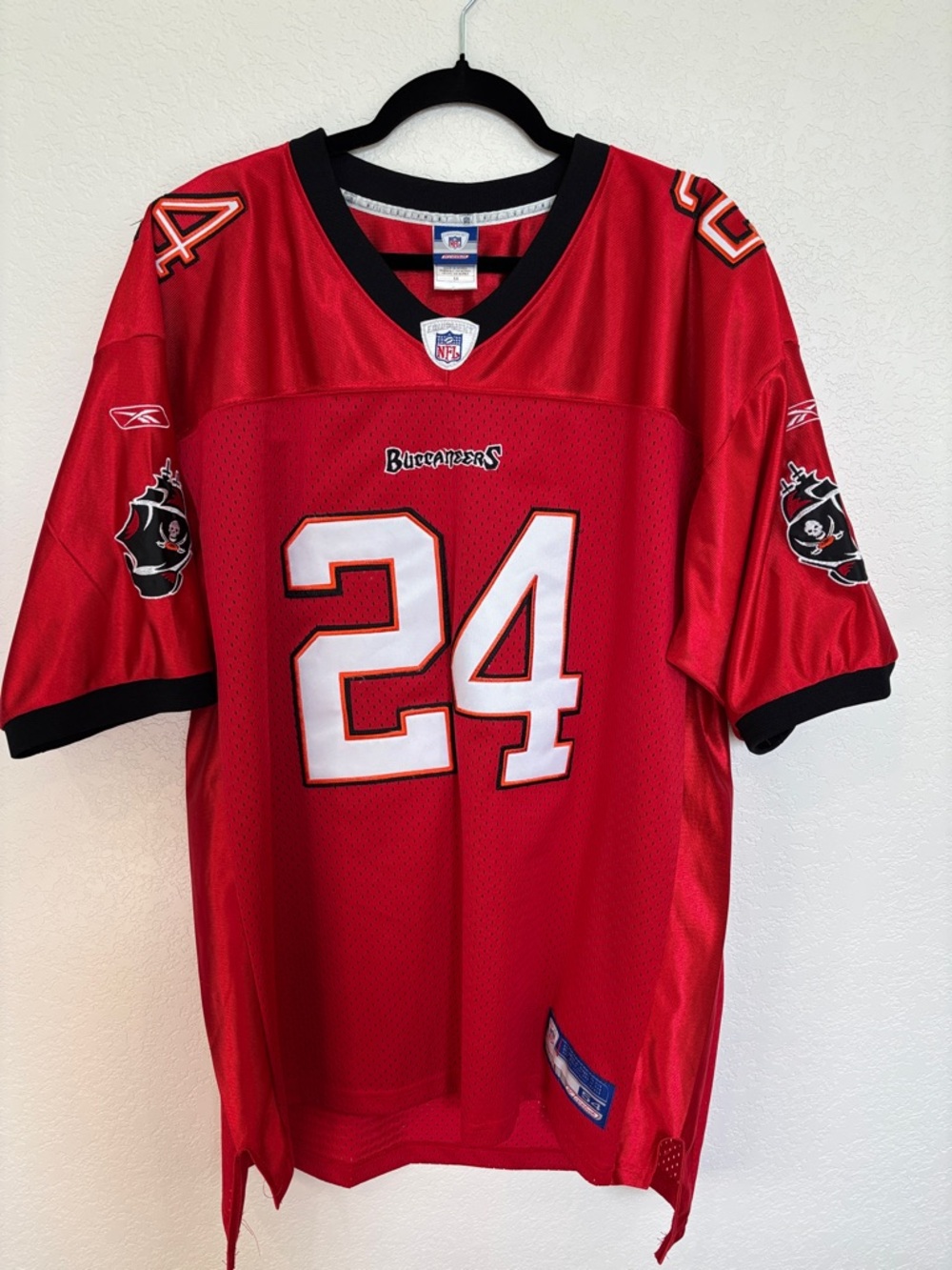 NFL Red & Black Buccaneers #24 Men’s Jersey